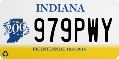 IN license plate 979PWY