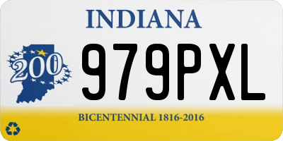 IN license plate 979PXL