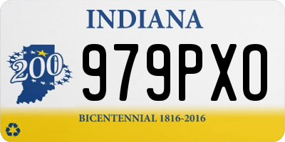 IN license plate 979PXO