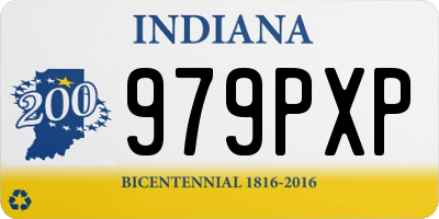 IN license plate 979PXP