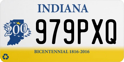 IN license plate 979PXQ