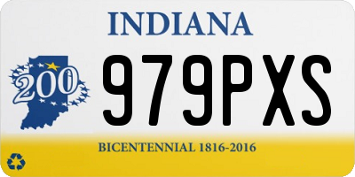 IN license plate 979PXS