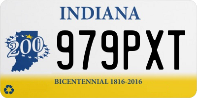 IN license plate 979PXT