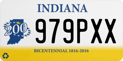 IN license plate 979PXX