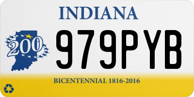IN license plate 979PYB