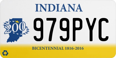 IN license plate 979PYC