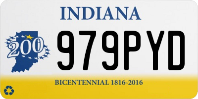 IN license plate 979PYD