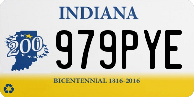 IN license plate 979PYE