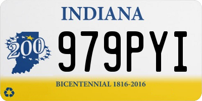 IN license plate 979PYI