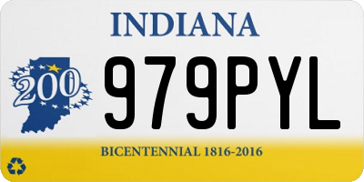 IN license plate 979PYL