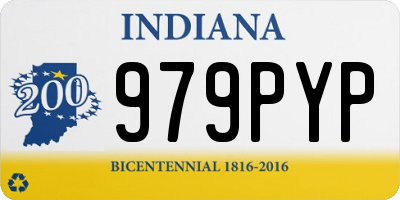IN license plate 979PYP