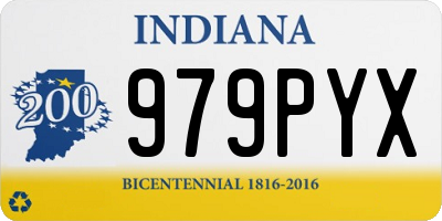 IN license plate 979PYX