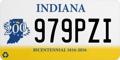 IN license plate 979PZI