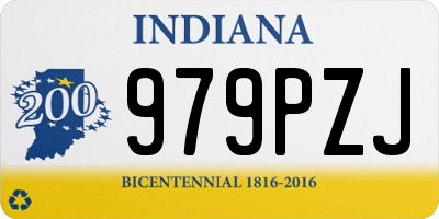 IN license plate 979PZJ