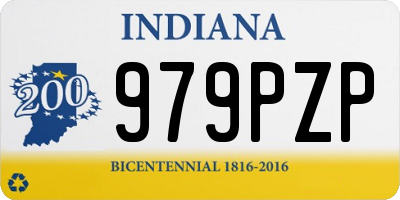 IN license plate 979PZP