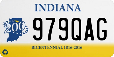 IN license plate 979QAG