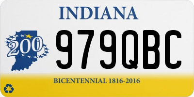 IN license plate 979QBC