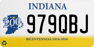 IN license plate 979QBJ