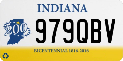 IN license plate 979QBV