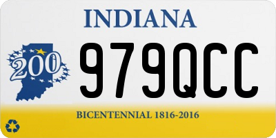 IN license plate 979QCC