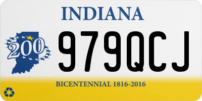 IN license plate 979QCJ