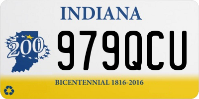 IN license plate 979QCU