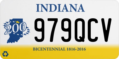 IN license plate 979QCV