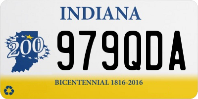 IN license plate 979QDA