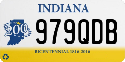 IN license plate 979QDB