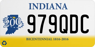 IN license plate 979QDC
