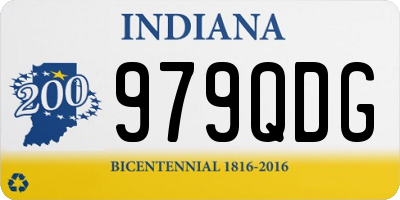 IN license plate 979QDG