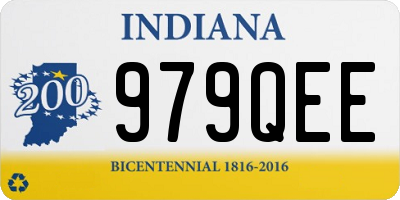 IN license plate 979QEE