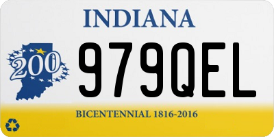 IN license plate 979QEL