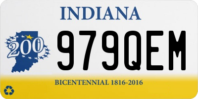 IN license plate 979QEM