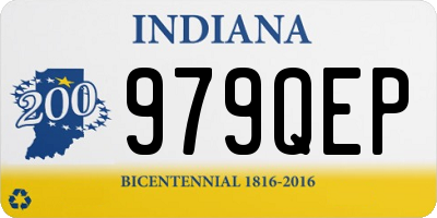 IN license plate 979QEP
