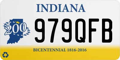 IN license plate 979QFB