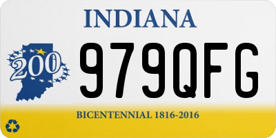 IN license plate 979QFG
