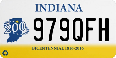 IN license plate 979QFH