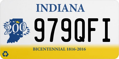 IN license plate 979QFI