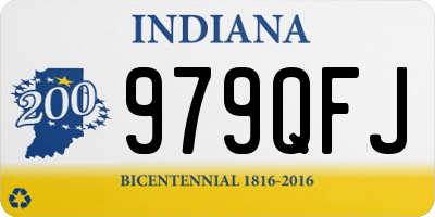 IN license plate 979QFJ