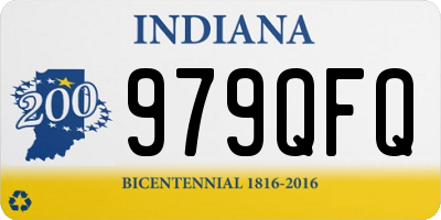 IN license plate 979QFQ
