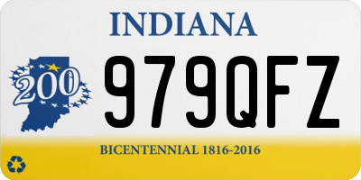 IN license plate 979QFZ
