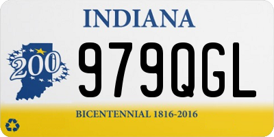 IN license plate 979QGL