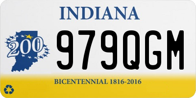 IN license plate 979QGM
