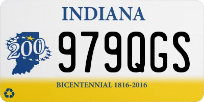 IN license plate 979QGS