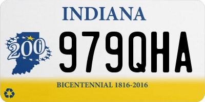 IN license plate 979QHA