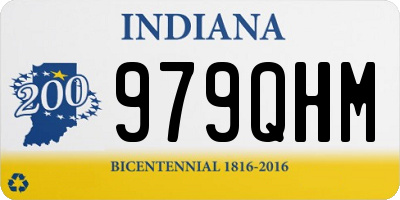 IN license plate 979QHM