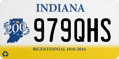 IN license plate 979QHS