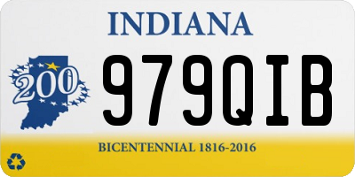 IN license plate 979QIB