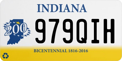 IN license plate 979QIH